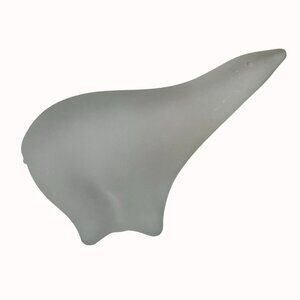 Frosted Glass Polar Bear Figurine By S Christian Copenhagen Danish Modern Design